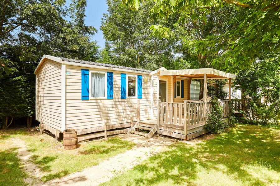 Réservez votre Mobil homes pour 2 à 8 personnes au camping La Grand’ Métairie à Saint-hilaire-la-forêt